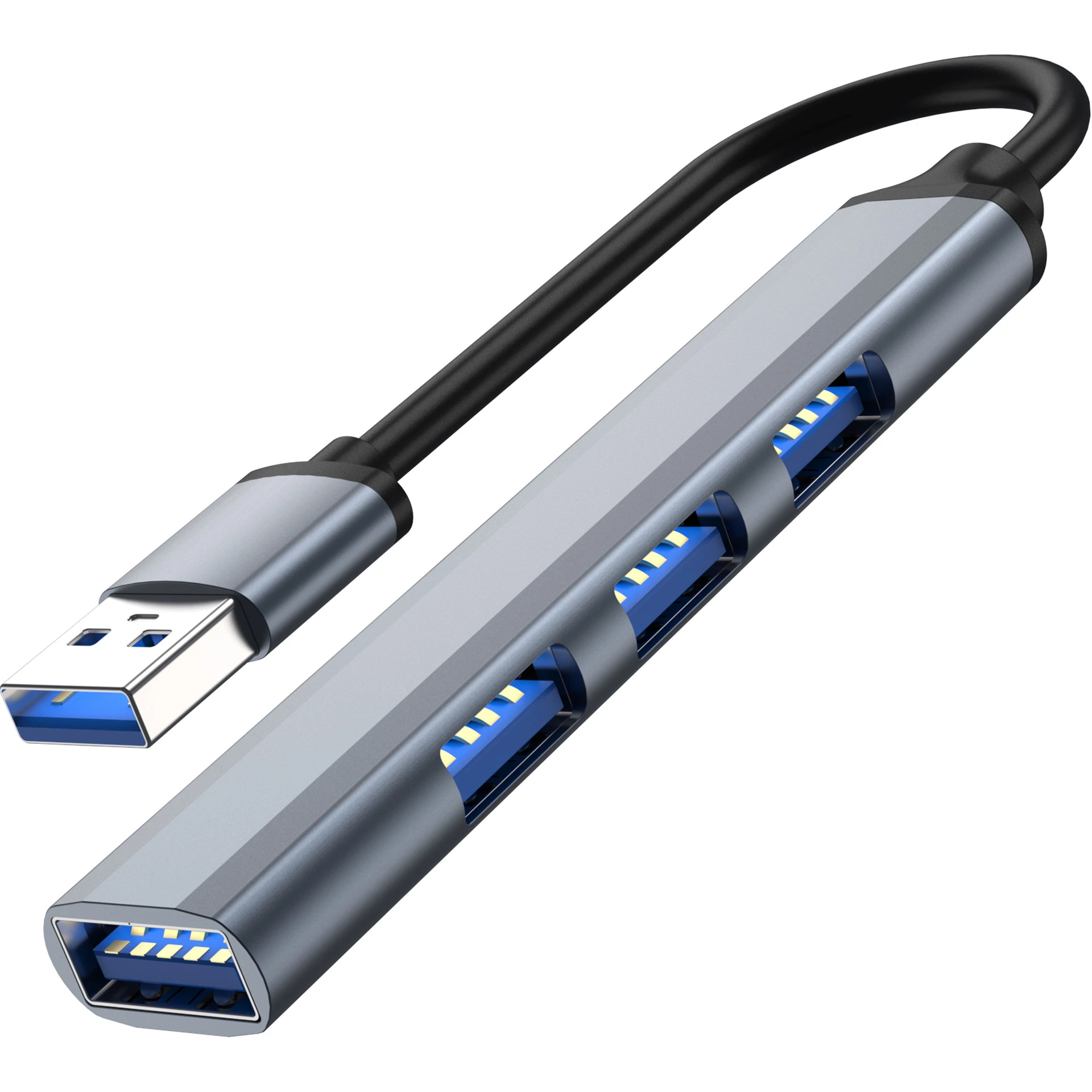 Direct-Sale fábrica de tipo C Teléfono USB-C Laptop Hub puertos USB 3.0 tipo de accesorios de telefonía móvil C Adaptador USB Hub USB