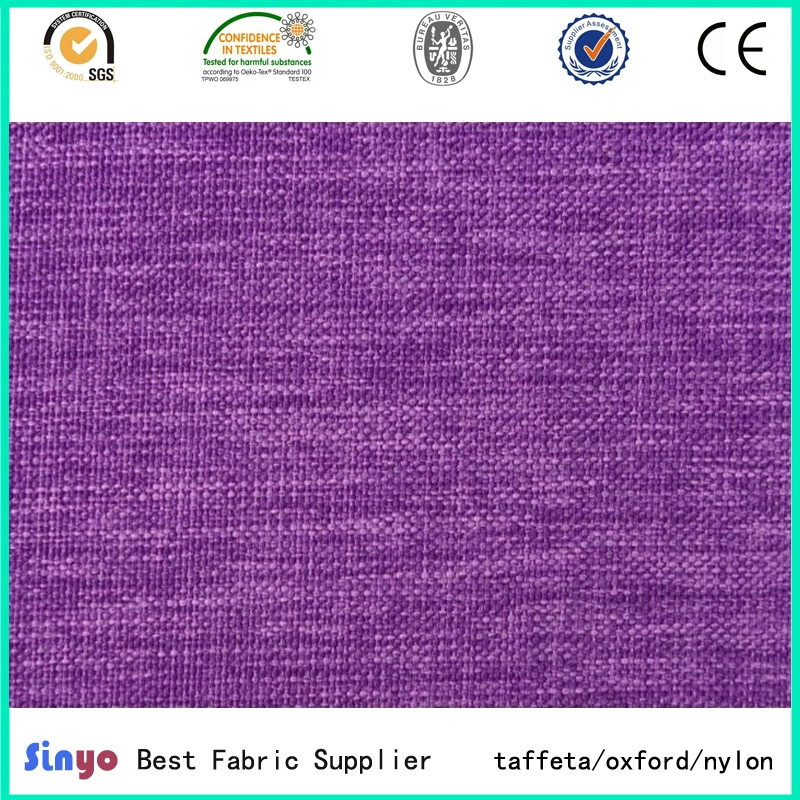 600d PU PVC Coated Cationic Polyester Fabric for Upholstery Furniture.