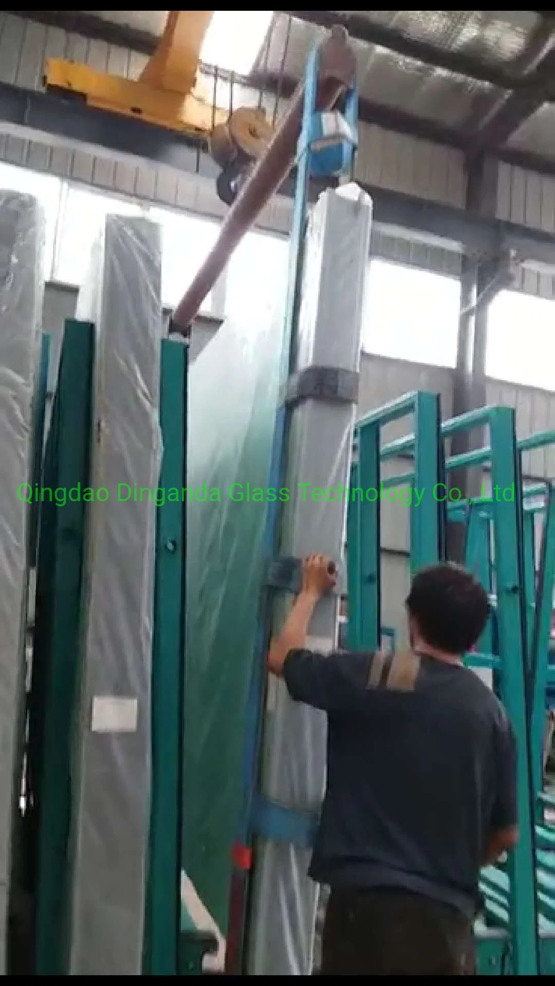 Glass Storage Rack System Electrical Control Storage Rack System