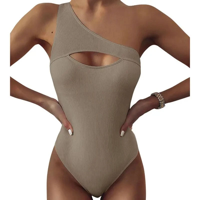 Hot Sale Women's One Piece Swimsuit Tummy Control V Neck Bathing Suits Swimwear Beachwear