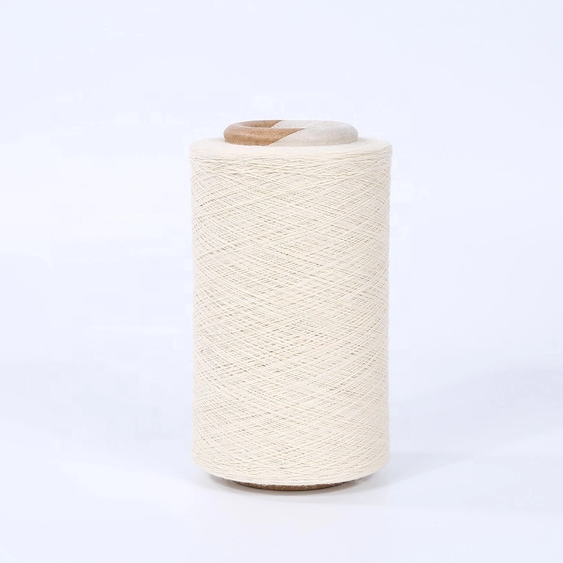 Blanc 100% viscose Agrafage personnalisé Fils Fils de l'extrémité ouverte ne 30s/ 1 Siro de fils de fibres de viscose de matières