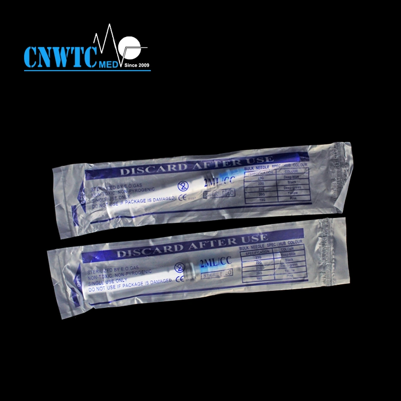 Medical Disposables Syringe Hospital Sterile Syringe with Needle Luer Slip