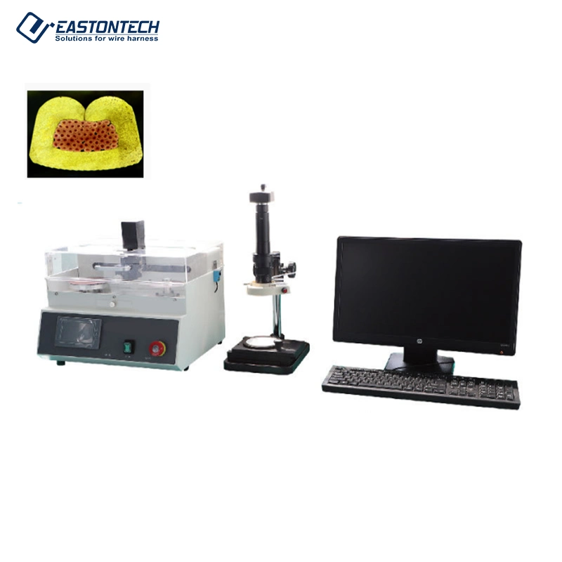 Teste de Bancada do Terminal de Crimpagem de Terminais de qualidade Analisador de Seção Transversal do Sistema de análise de secção transversal da máquina