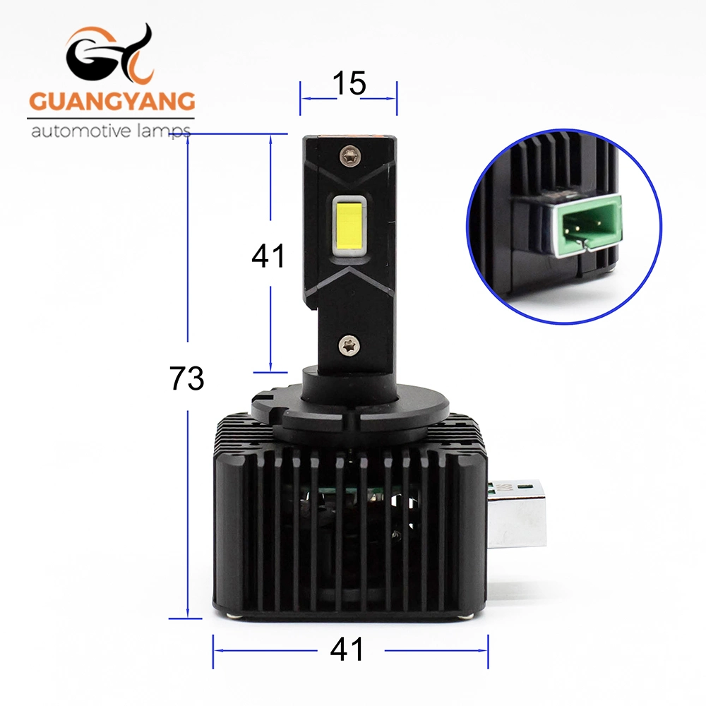 مصابيح LED للسيارة عالية الجودة D3s 6000K فائقة اللون ذات اللون الأبيض