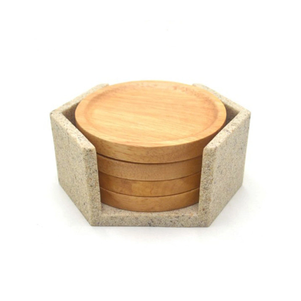 Direct Factory Supply Used as a Lid to Cover Glasses Cups or Small Bowls for Sale Customized Shape Wooden Coaster