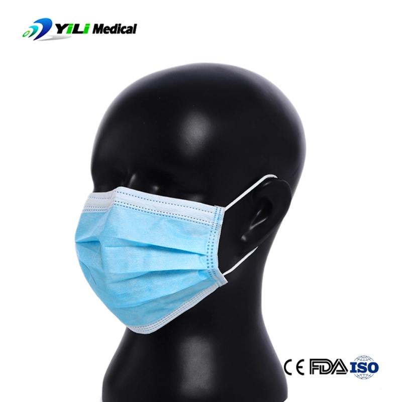 Medical Supplies 3 Ply Non-Woven Disposable Surgical Face Mask Type I, Type I and Type Iir Medical Products