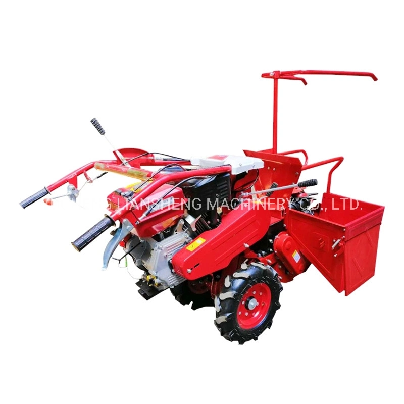 Hand Push Diesel Harvester New Design Sweet Corn Picker and Peeling Machine