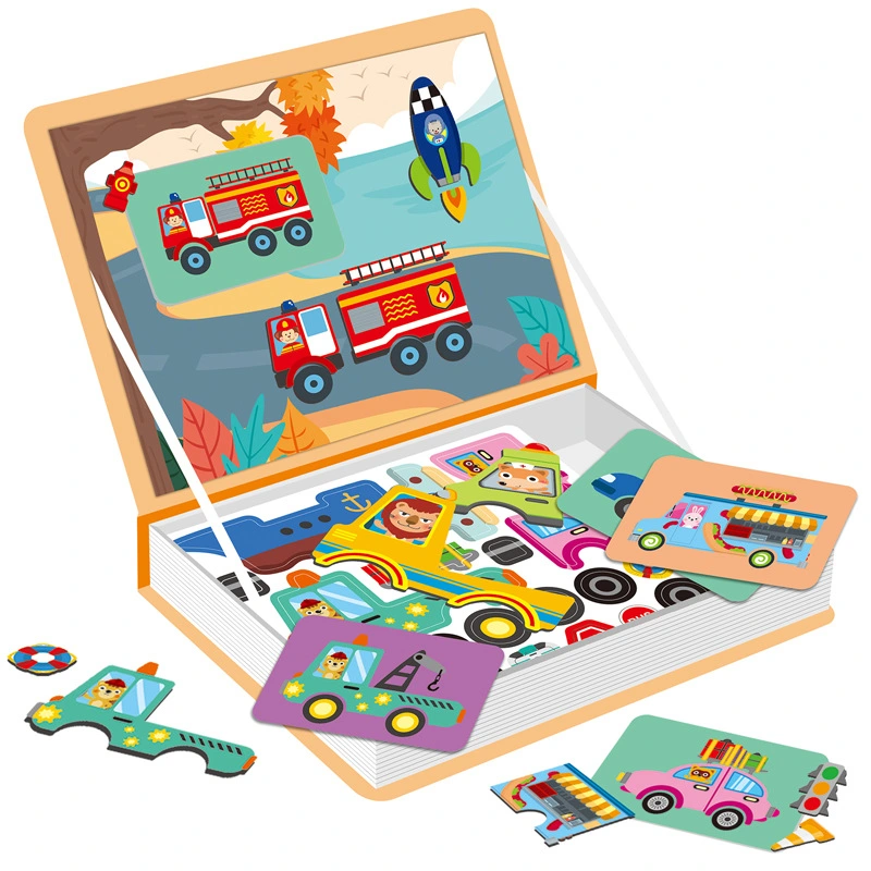 Smart Boy Early Learning Toy Clothing Match Game Magnetic Puzzle for Kid