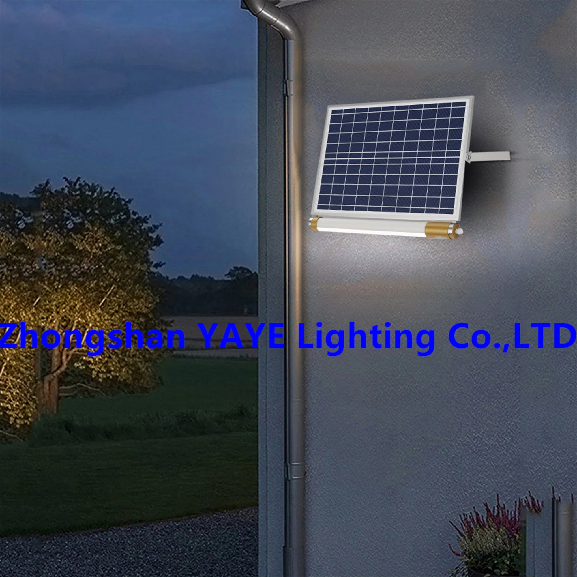 Yaye 2023 Supplier Price CE/RoHS 50W/100W Outdoor Waterproof IP66 Panel T8 Solar Tube Light with 30/60/90/120cm 3 Years Warranty/2000 PCS Stock