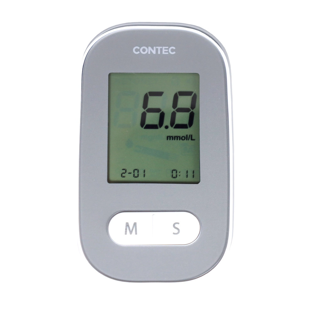 Contec Cms10A Self-Monitoring Digital Blood Sugar Monitor Glucosemeter Glucometer Medical مقياس الجلوكوز