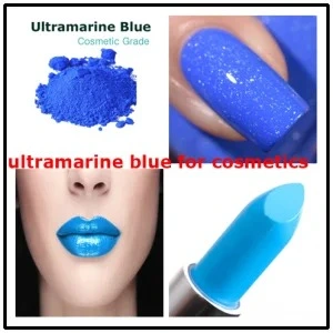 Inorgánicos orgánicos de polvo de color azul ultramar no CAS 57455-37-5 de hermosos colores en la industria cosmética