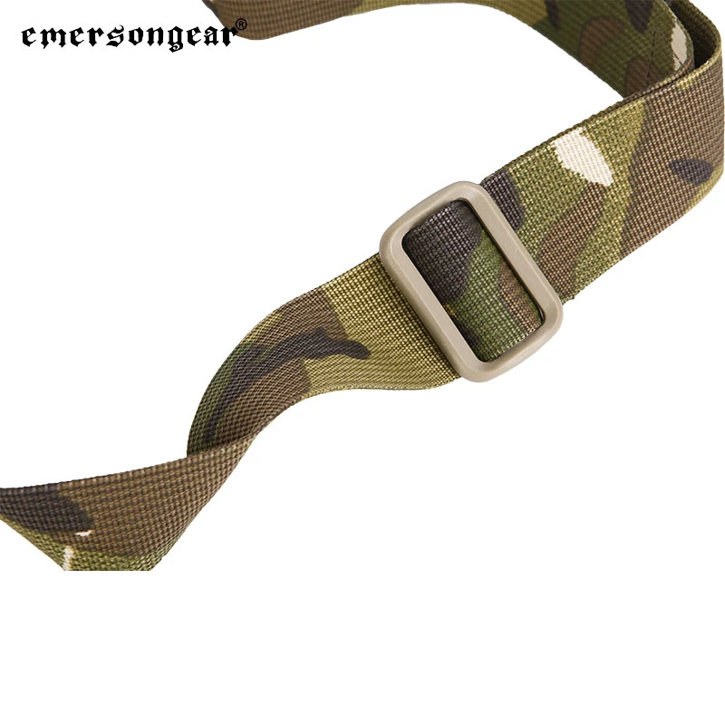 Emersongear Outdoor Webbing Single Strap Sling Combat Tactical Hunting Shooting Single Point Gun Sling with L. Q. E Style