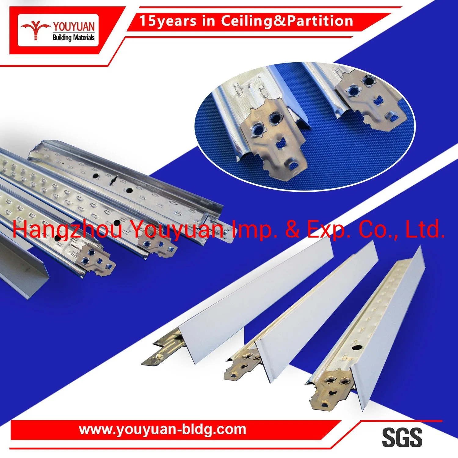 Suspended Ceiling Accessory for PVC Ceiling Panel