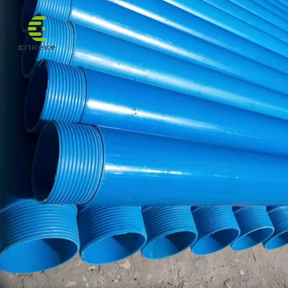 Anticorrosion UV Stabalized Plastic UPVC Material Flush Thread End PVC Water Well Casing Borehole Pipe