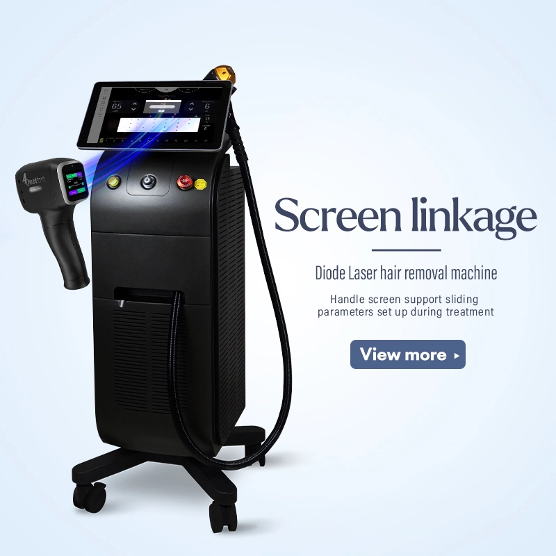 Beauty Salon Equipment Diode Laser Hair Removal with Dual Tec Refrigeration System FDA CE Medical Certification