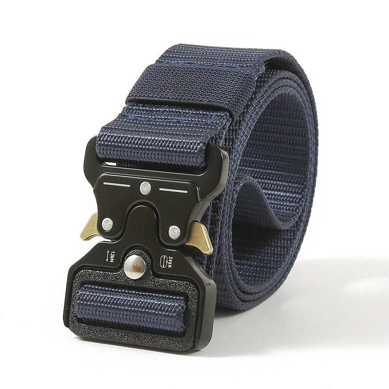 Ceinture élastique ceinture noire à boucle enfichable ceintures tactiques respirante confortable Homme Ceinture en Jean de haute qualité