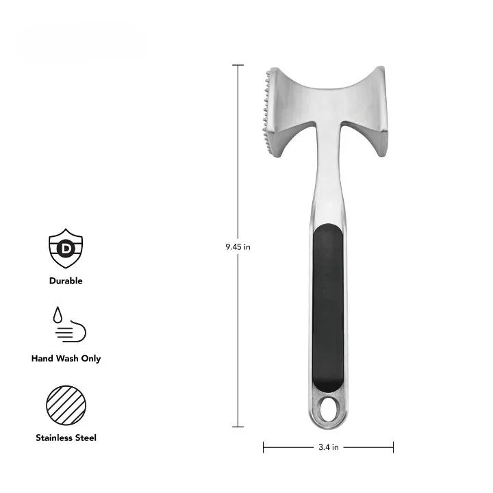 Meat Hammer Tool Pounder Tenderizing Steak Beef Poultry Gourmet Tenderizer