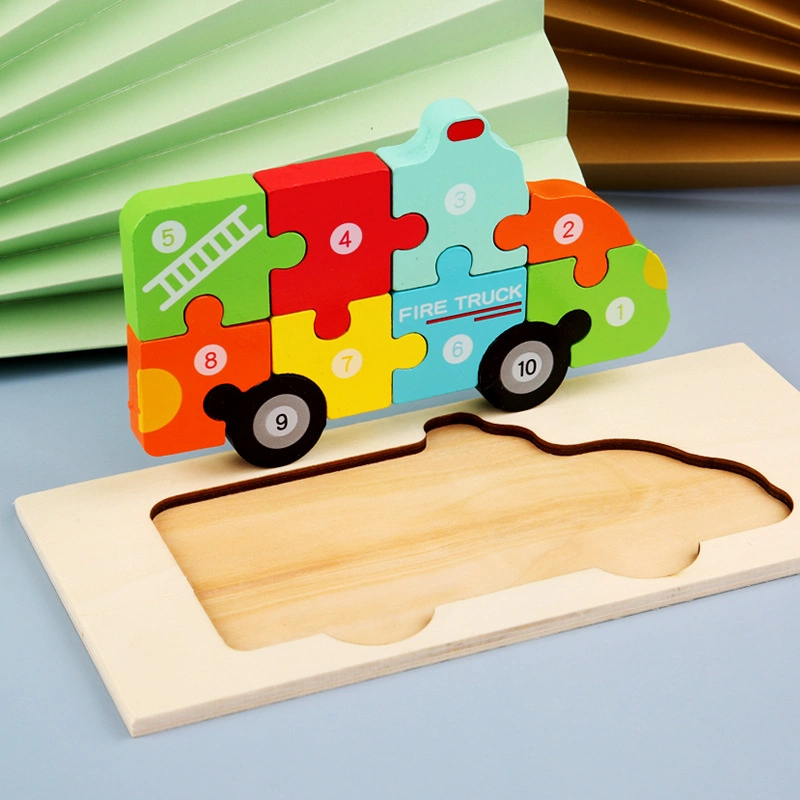 Creative Montessori Building Blocks Educational Toys Rainbow Stacker Wooden Toy for Children