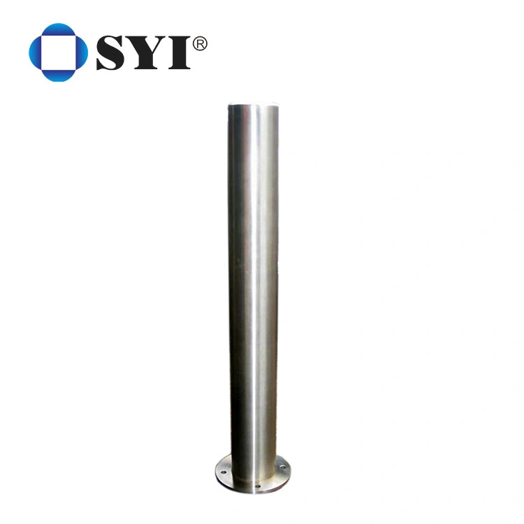 Customize Logo Heavy Duty Safety Post Road Barrier Outdoor Fixed Steel Bollard for Roadway Traffic