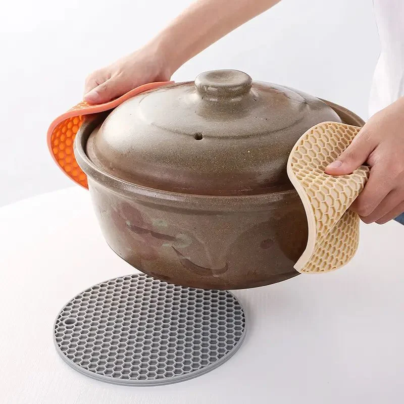 Factory Price Best Selling Pot Hot Pads Trivet Silicone Heat Resist Hot Pad for Tablemat