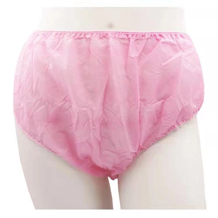 Hot Sell Various Women's Non-Woven Pink Underwear for SPA