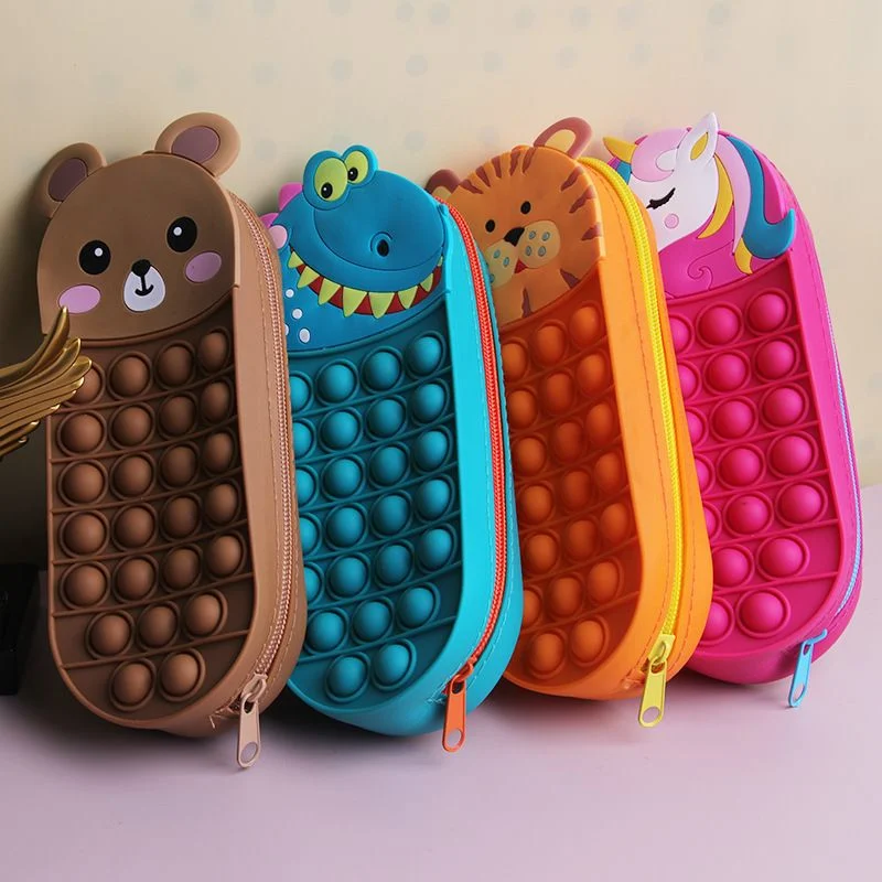 Wholesale/Supplier Cartoon Cute Bear Storage Bag Educational Bubble Music Children Handbag Wallet Coin Purse