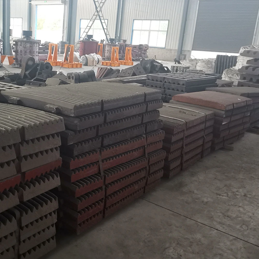 Customized High Mn Steel Wear Part Casting Jaw Crusher Jaw Plates