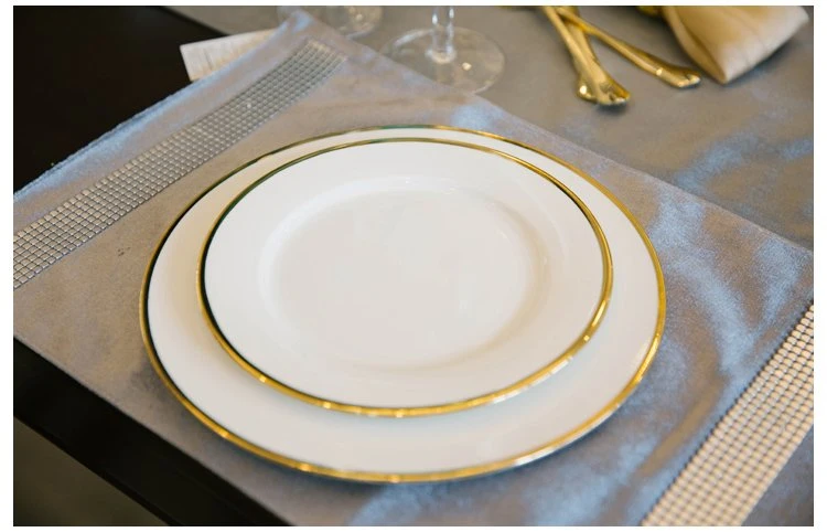 2023 Nuevo producto vidrio reactivo cerámica Embossed Dinnerware