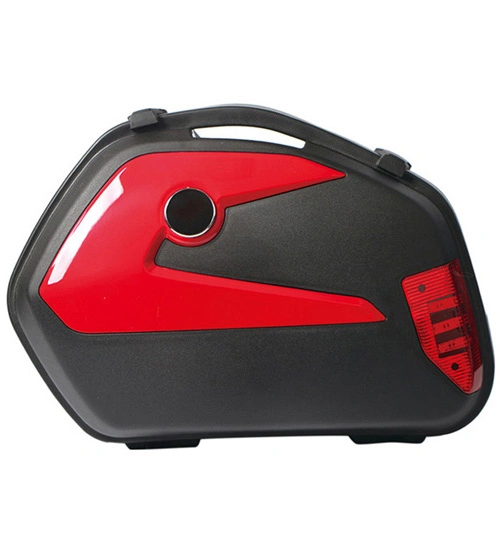 2023 Motorcycle Luggage Bag Side Case Box with LED Light