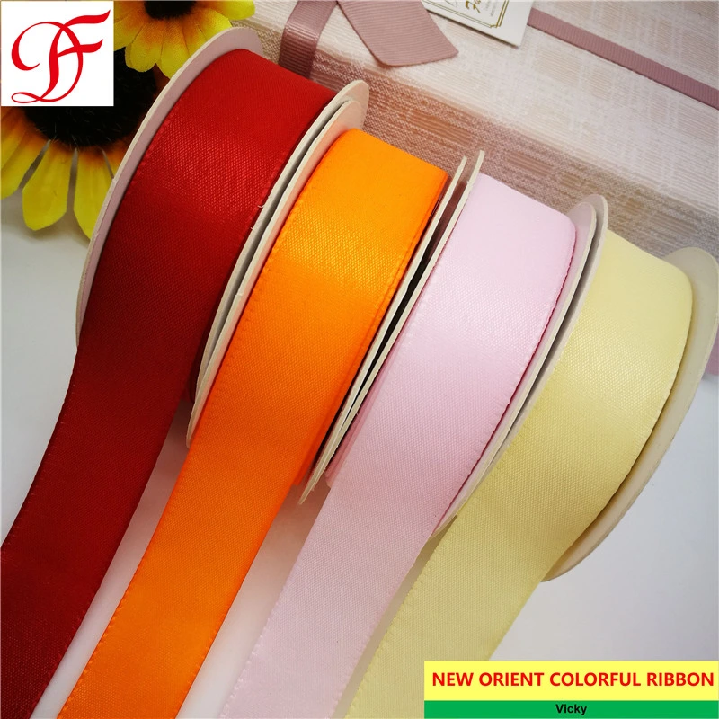 Polyester Taffeta Satin Ribbon Double/Single Face Satin Grosgrain Gingham Sheer Organza Hemp Gift Wrap Ribbon for Decoration/Xmas/Wrapping/Gifts