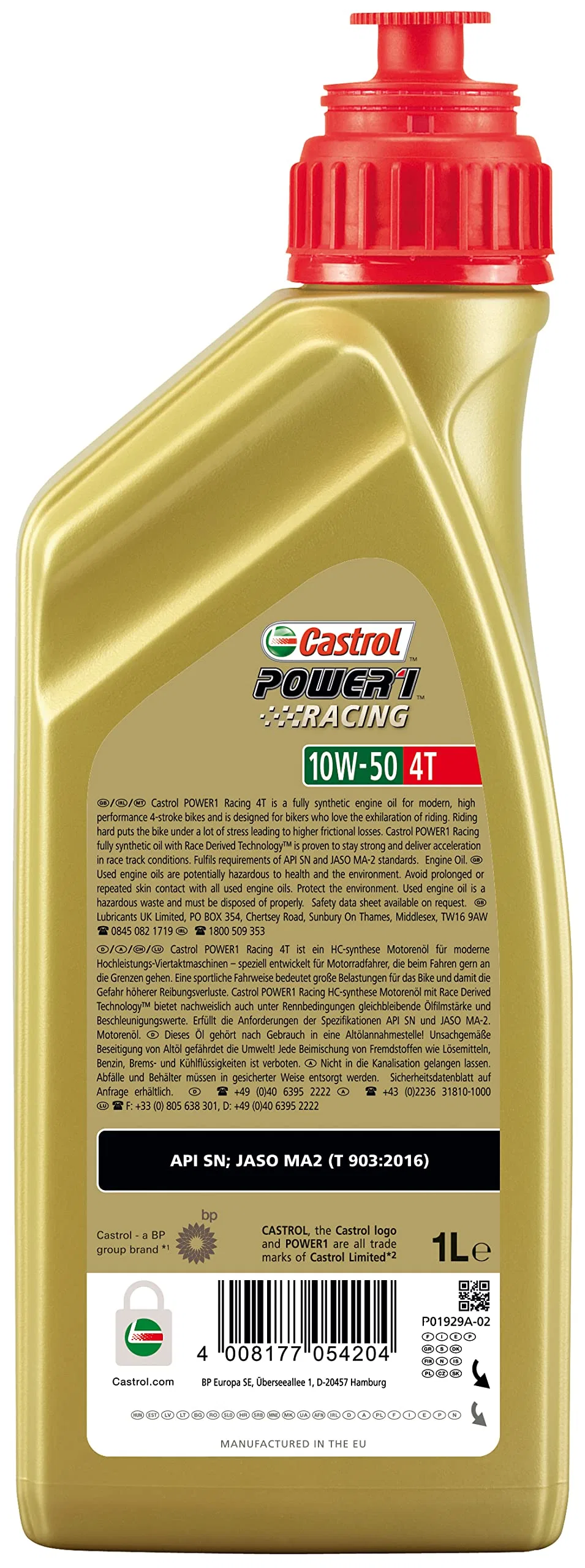 Castrol Power1 Racing 4t 10W-50 Motoröl, erhältlich zum besten Preis.