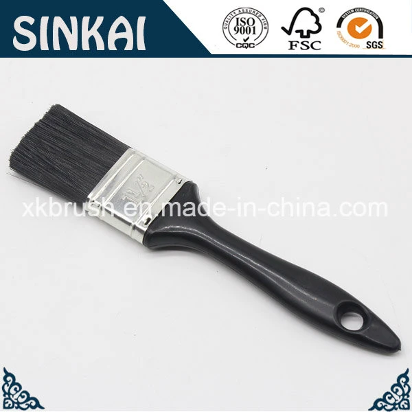 Plastic Brush with White or Black Filaments