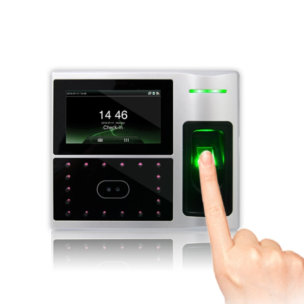 Multi-Biometric Face Control de acceso de huella dactilar con el tiempo la asistencia (FA1)