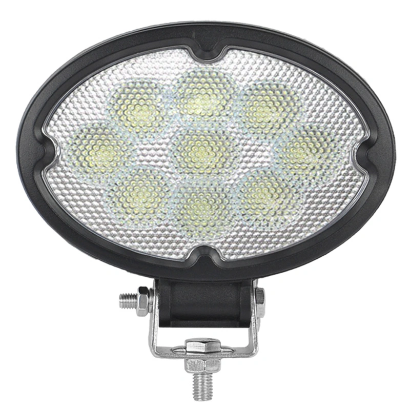 Projecteur de travail pour tracteur à LED ovale 27 W pour l'agriculture