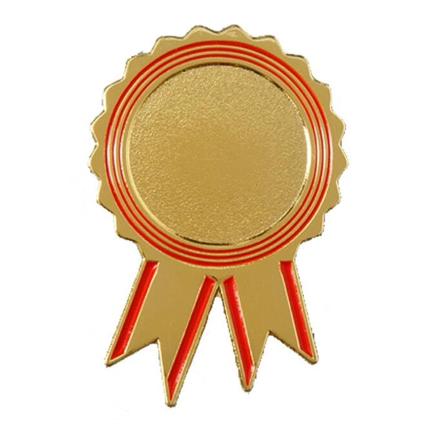 Médaille d'or en alliage métallique Uni sur mesure fabriquée en usine Fabricant Universal Eamel Emblem personnalisé Bespoke Wholesale pas de coût de moule Badge PIN vierge