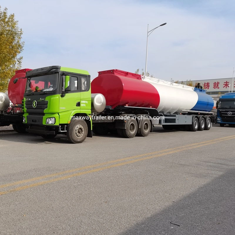 Maxway Brand 42000-60000 Liters Diesel Fuel Tank Trailer Petroleum Road Tanker Trailer