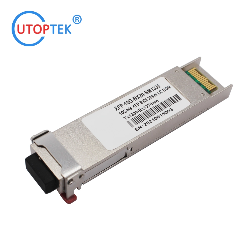 10g XFP Bidi LC 10km 1270/1330nm Ddm Optical Fiber XFP Transceiver Module for Cisco/Huawei/Juniper