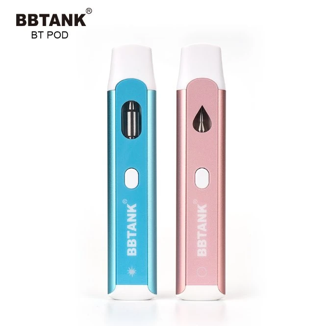 Bbtank Live Resin Vape Empty 2ml Hhc Disposable Pod for D8 Oil Rechargeable Thco Vape Disposable