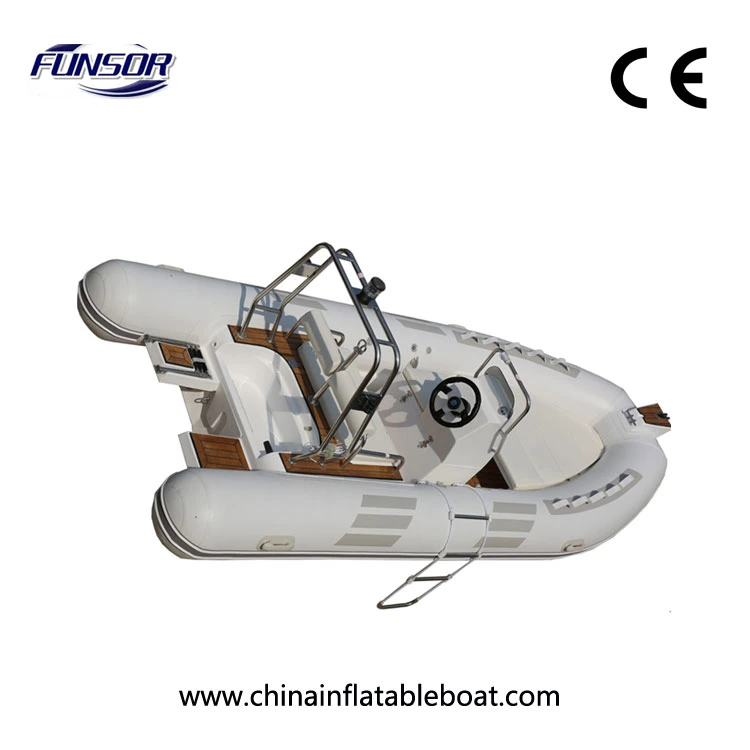 Ce Approval 4.8m PVC Fiberglass Boat for Fishing and Rescue