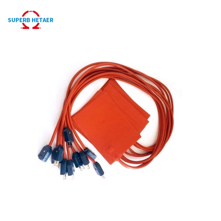 220V 500W Electric Silicone Rubber Heater for Heating Water