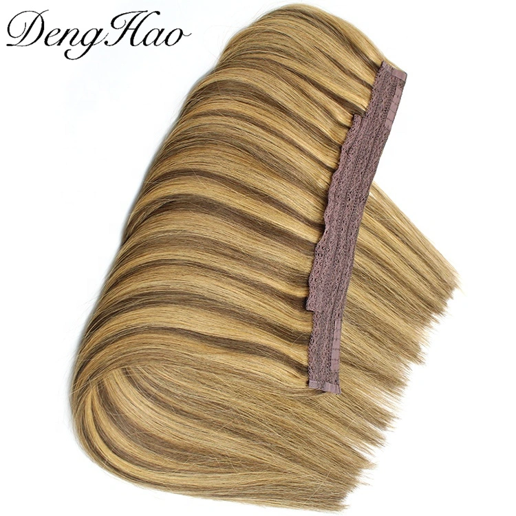 Double Drawn Hair Extensions Newly Hair Extention Peruvian Wholesale/Supplier Price Halo Hair Extension