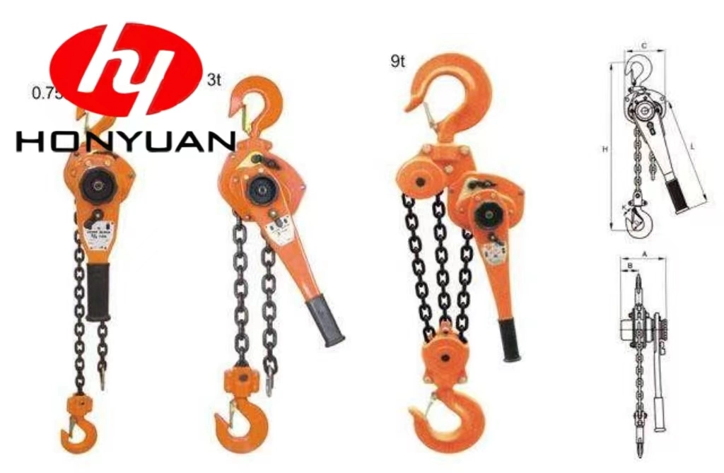 Manual Equipment Lifting Steel Lever Block Hoist with G80 Chain