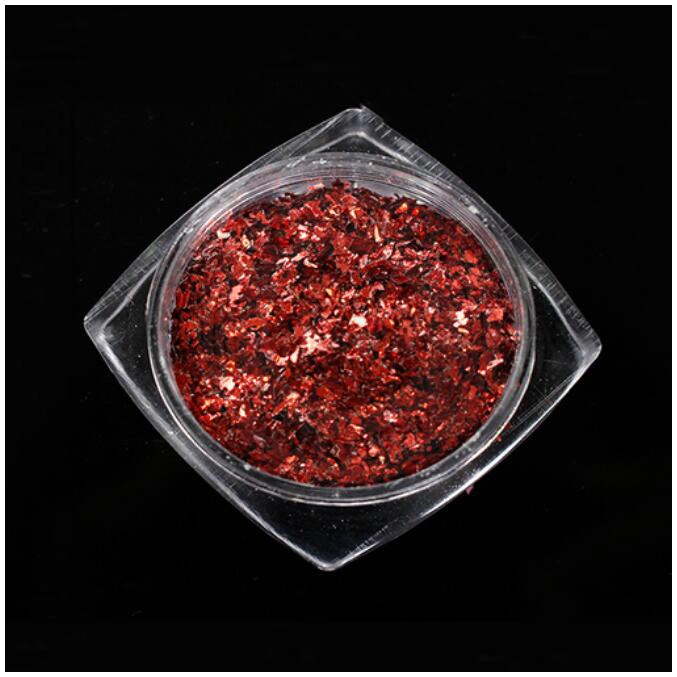 Cosmetics Aluminum Chroma Flakes Glitters Powder for Nail Art