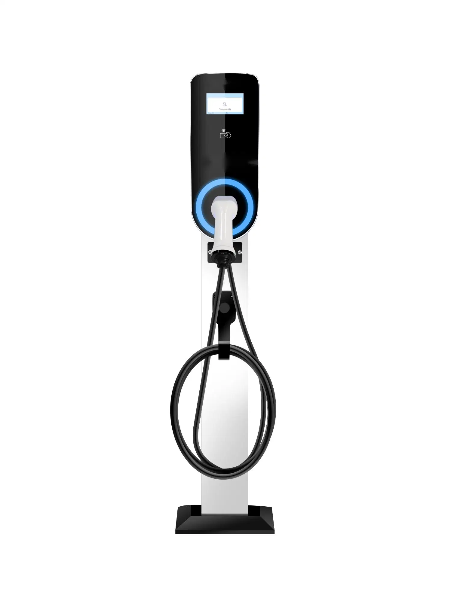 Waterproof Flooring Mounted Smart EV Charger AC for Home or Residential Use