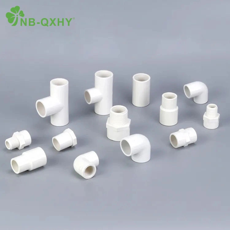 Sch40 Sch80 ASTM Plastic Plumping PVC UPVC CPVC Coupling Elbow Tee Pipe Fittings with Socket and Thread