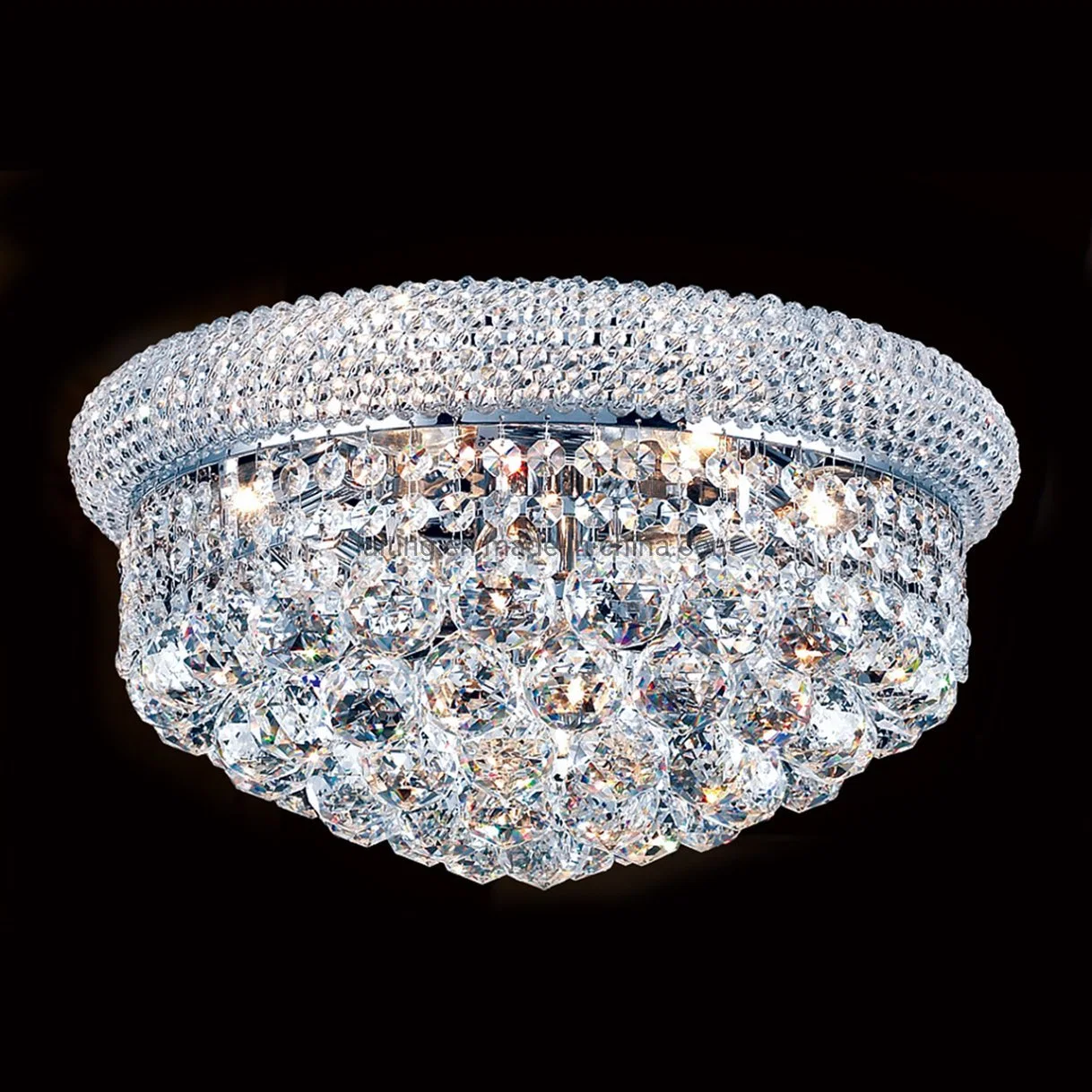 Decoração Sala levou lustre de cristal casamento pendente de luxo Royal luz de tecto