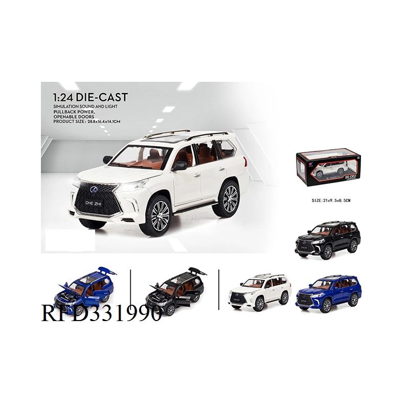 1: 24 Scale Lm300 Vehicle Model Metal Car with Sound and Light