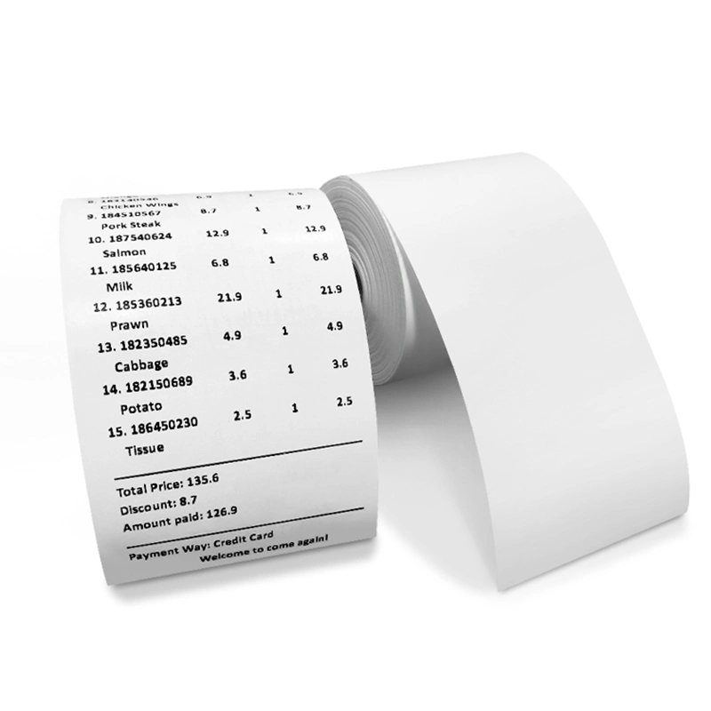 Printer POS ATM Machine Use Clearly 80mm Thermal Paper Rolls