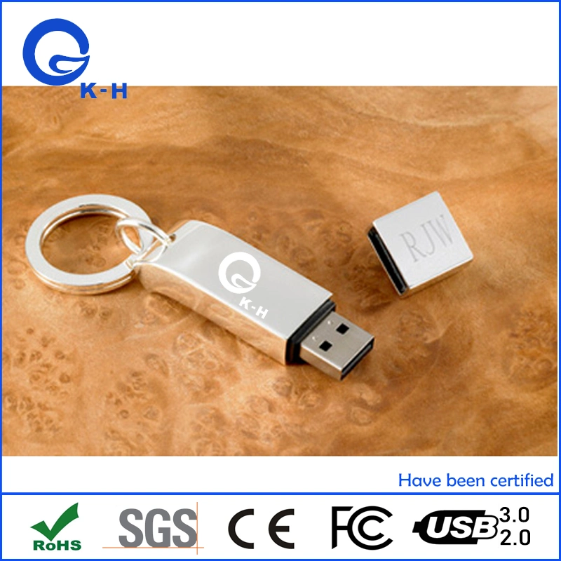 Mémoire flash USB 2.0 3.0 en métal de 16 Go 32 Go pour cadeau de mariage.