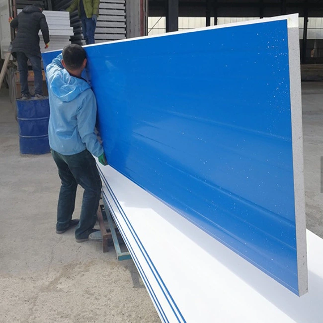 Industrial EPS/PU/PIR/Rockwool Sandwich Panel for Steel Structure Building